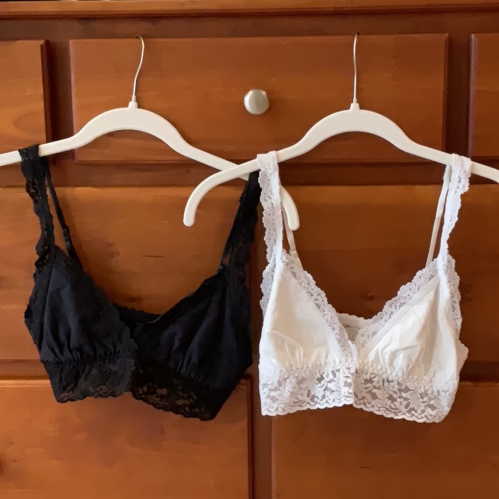 Two Hanky Panky Supima Cotton Bras